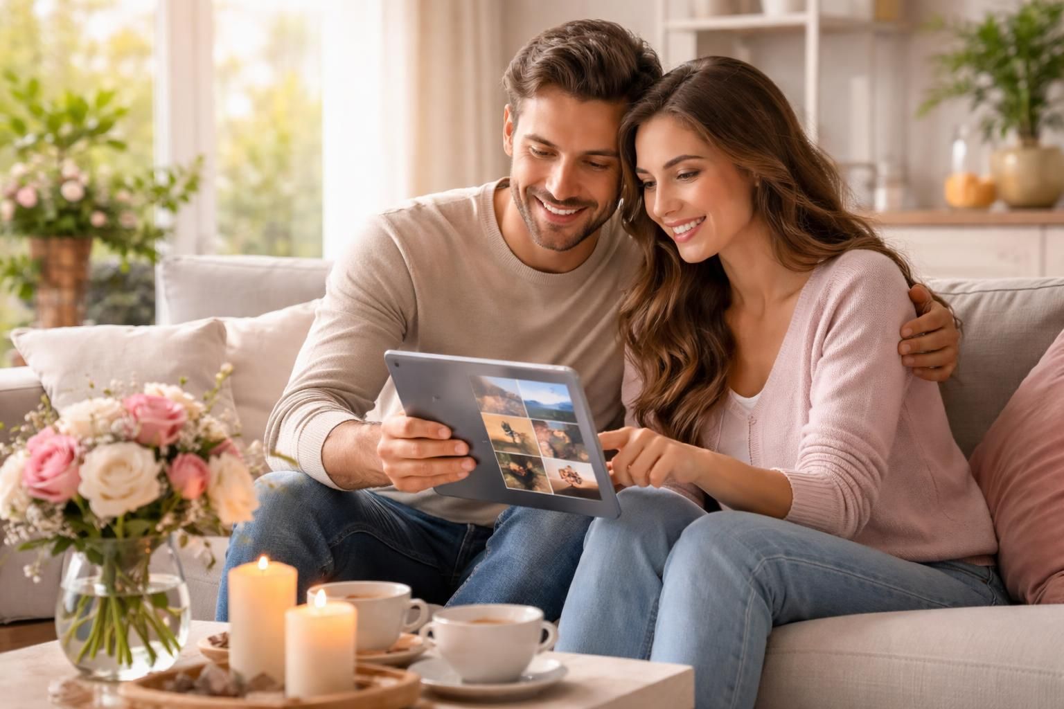 Couple : organiser un week-end romantique sur iPad Air