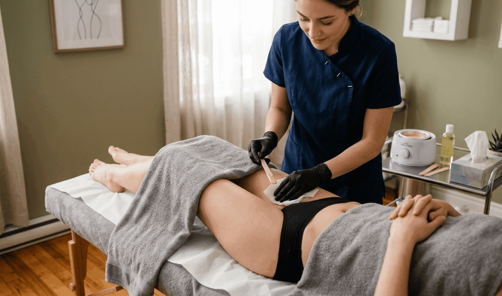 épilation du maillot intégral