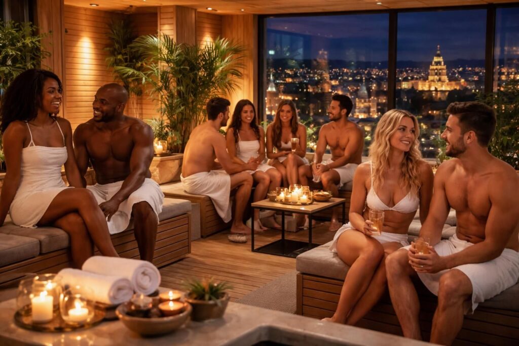 découvrez comment le sauna libertin à dijon crée un espace convivial favorisant les échanges et les rencontres dans une ambiance chaleureuse et respectueuse.